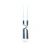 Double candleholder - steel